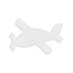 Hama Strijkkralen Grondplaat Vliegtuig Wit