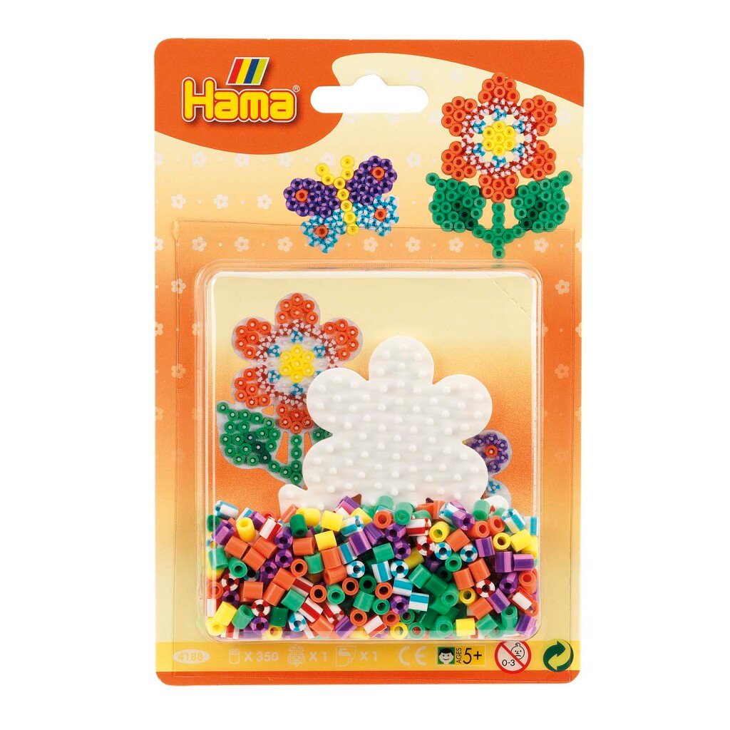 Hama Strijkkralen Vlinder en Bloem Set 350 Stuks - Afbeelding 2