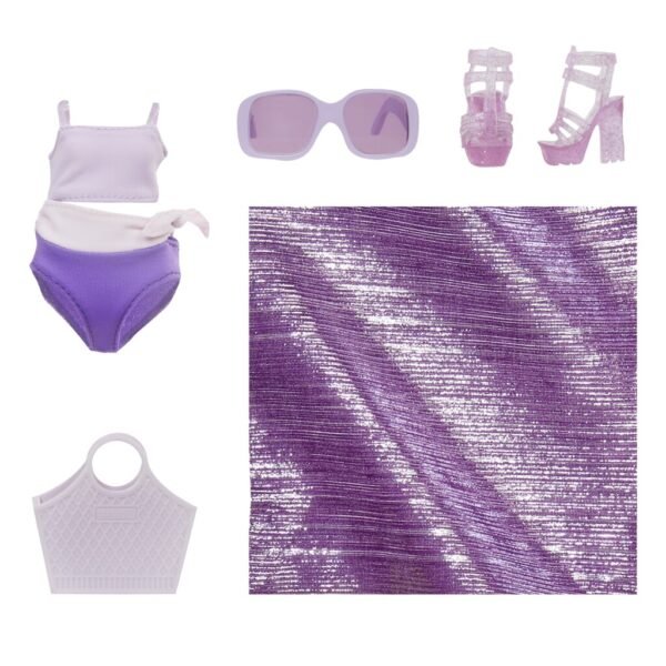Rainbow High Swim and Style Violet - Afbeelding 4