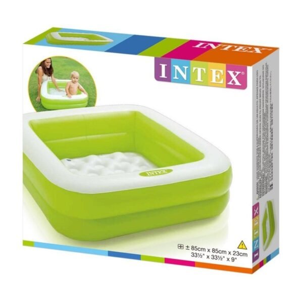 Intex Babybadje 85x85x23 cm Assorti + Reparatiesetje - Afbeelding 3