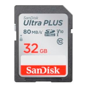 Sandisk SDHC Elite Ultra Plus 32.0GB 80MB/s CL10 Incl Rescue Pro