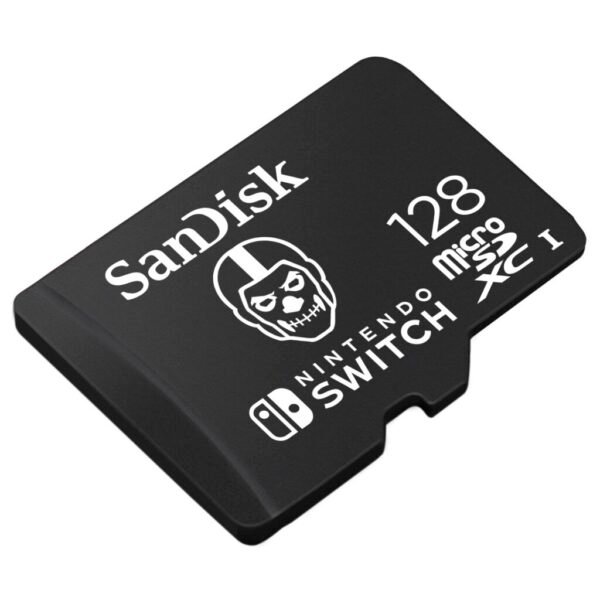 Sandisk MicroSDXC Extreme Gaming 128GB Nintendo Licensed Fortnite Skull Trooper - Afbeelding 2