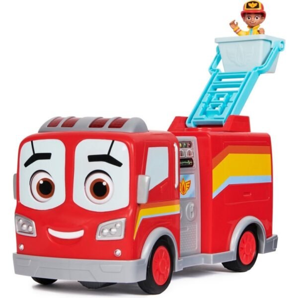Disney Junior Firebuds Bo en Flash Brandweerwagen + Geluid - Afbeelding 2