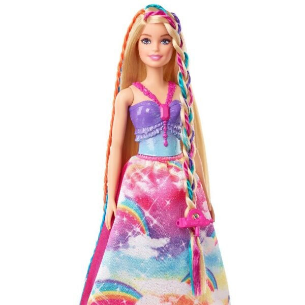 Barbie Dreamtopia Haarverzorgingspop + Accessoires - Afbeelding 5