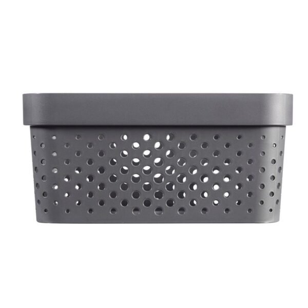 Curver Infinity Dots Opbergbox 11L Antraciet - Afbeelding 2
