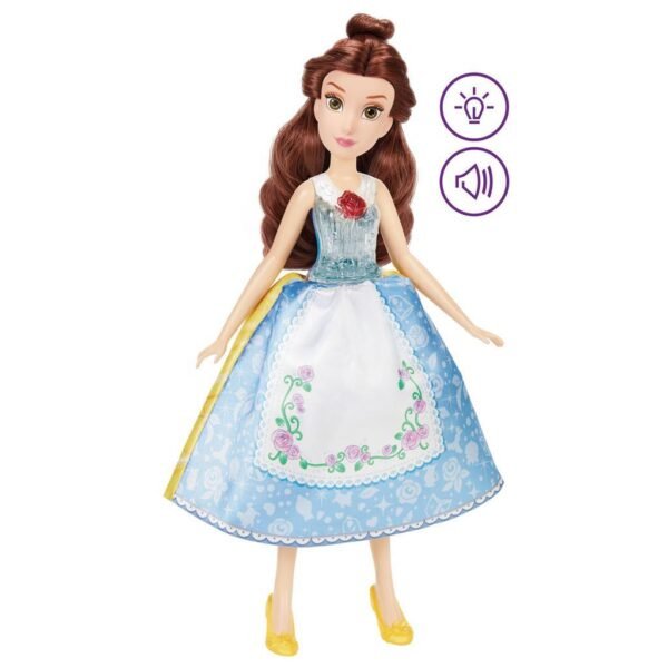 Disney Princess Spin and Switch Belle + Licht en Geluid - Afbeelding 6