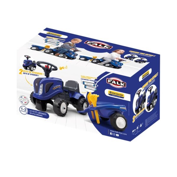 Falk New Holland Looptractor Set Blauw - Afbeelding 3
