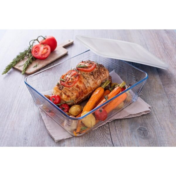 Pyrex Cook and Freeze Glazen Vershoudschaal met Deksel 1.5L - Afbeelding 2
