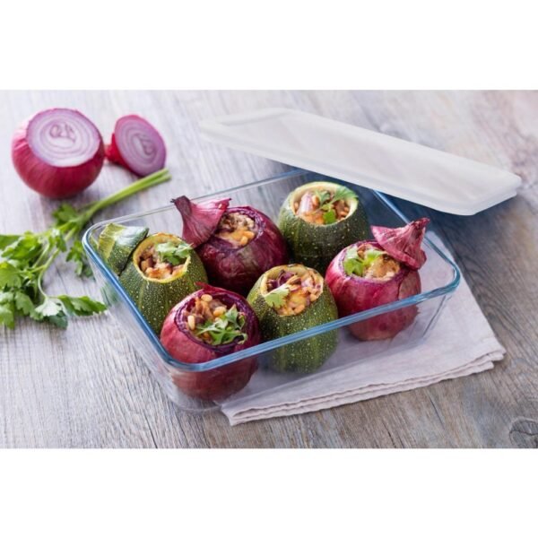 Pyrex Cook and Freeze Glazen Vershoudschaal met Deksel 1.5L - Afbeelding 3