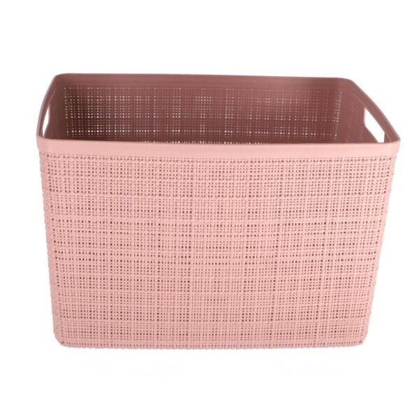 Curver Opbergmand Jute-Look 20L Roze - Afbeelding 2