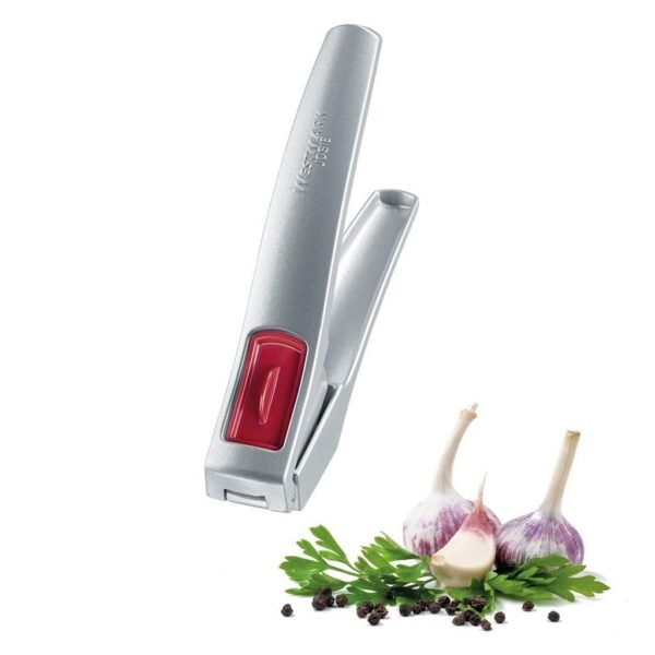 Westmark Knoflookpers Zilver/Rood - Afbeelding 2