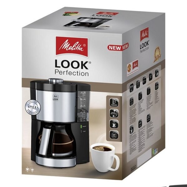 Melitta 1025-06 Look Perfection Koffiezetapparaat Zwart/RVS - Afbeelding 3