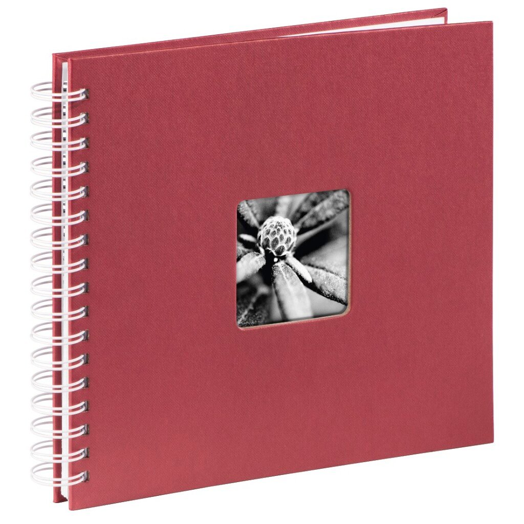 Hama Spiraalalbum Fine Art 28x24 Cm 50 Witte Pagina's Bordeaux