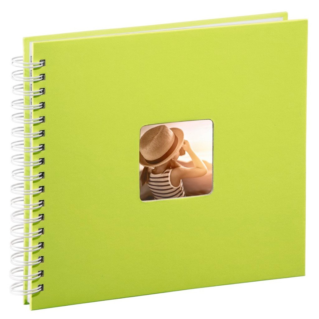 Hama Spiraalalbum Fine Art 28 X 24 Cm 50 Witte Pagina's Kiwi - Afbeelding 2