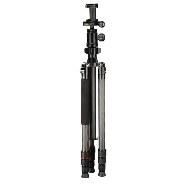 Hama Statief Ramble Duo Carbon 160 - Ball Met Smartphonehouder - Afbeelding 3