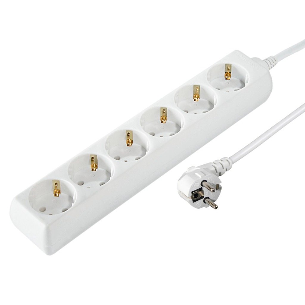 Hama Distribution Panel 6 Sockets Child-proof 1.4 M White - Afbeelding 3