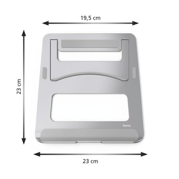 Hama Notebook-stand Aluminium Zilver - Afbeelding 3