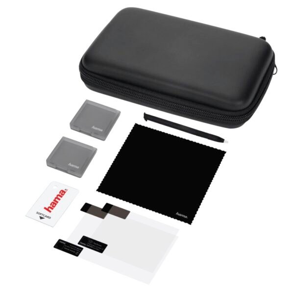 Hama 7-in-1 Set Met Toebehoren Basic Voor Nintendo New 3DS XL Zwart