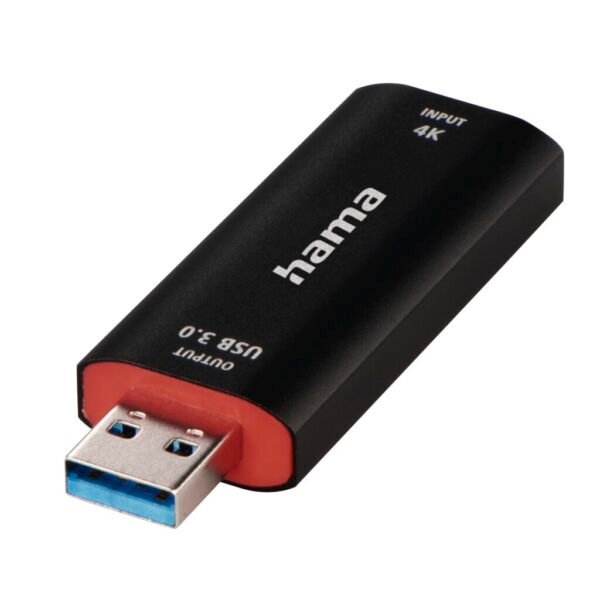 Hama Video-opname-stick USB-stekker.- HDMI-aansluiting 4K - Afbeelding 2