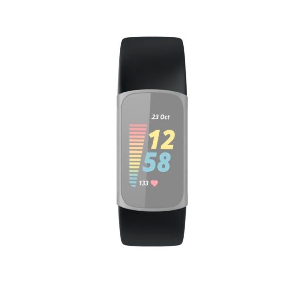 Hama Polsband Voor Fitbit Charge 5 Vervangend Horlogebandje Universeel Zw. - Afbeelding 2