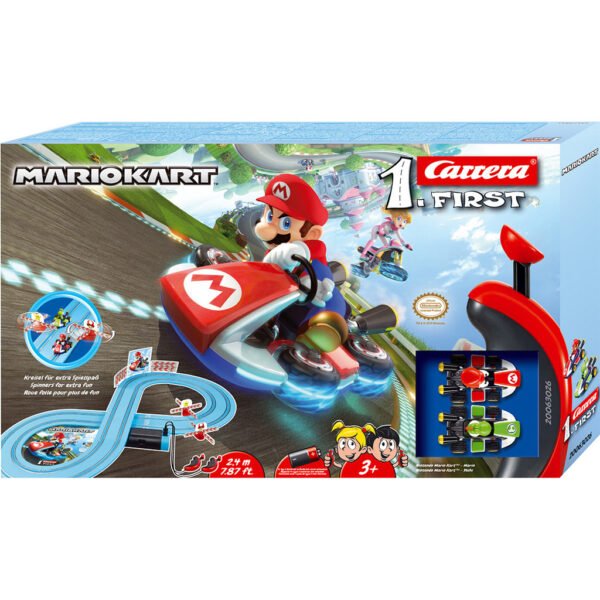 Carrera First Mariokart Racebaan + 2 Auto's en 2 Controllers 240 cm - Afbeelding 3