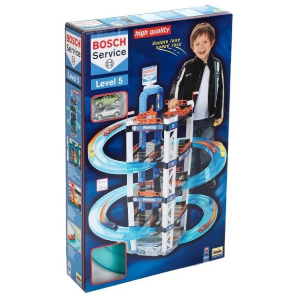 Theo Klein Bosch Service Garage met 5 Etages en 2 Auto's - Afbeelding 2