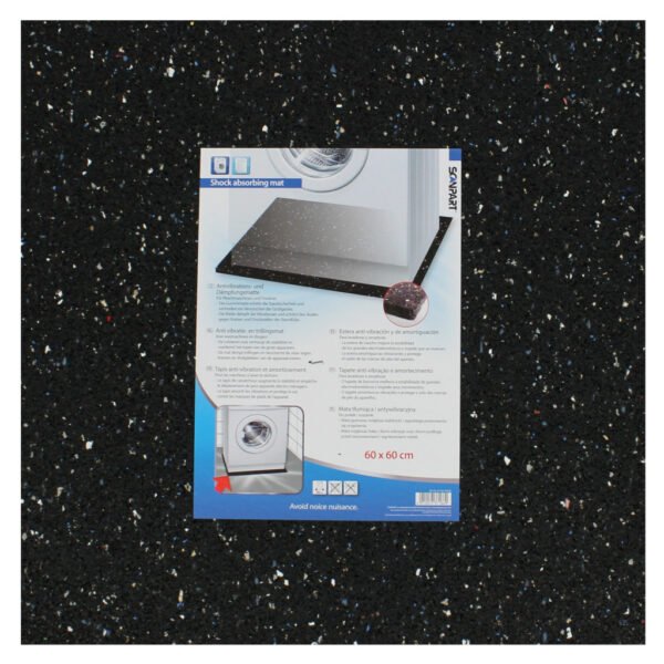 Scanpart Anti Vibratiemat 60x60x0,8 Zw - Afbeelding 2