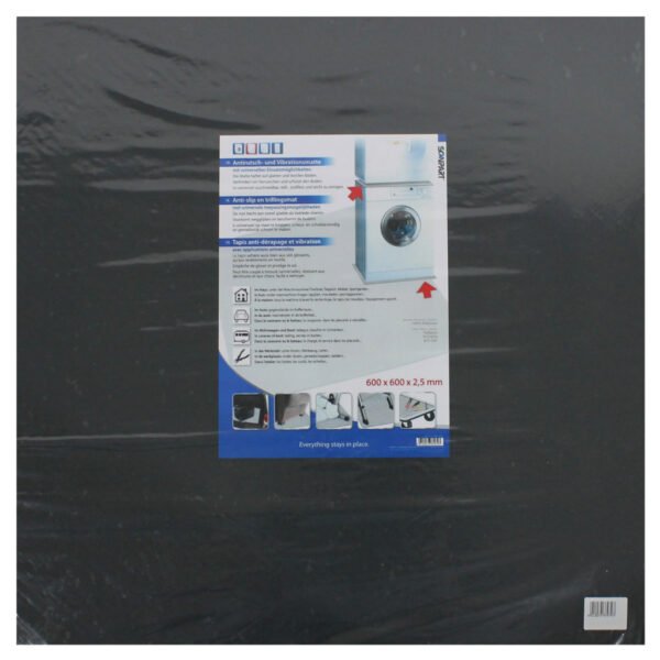 Trillingsdemper Anti Slipmat 60x60x0,3 Grijs - Afbeelding 3