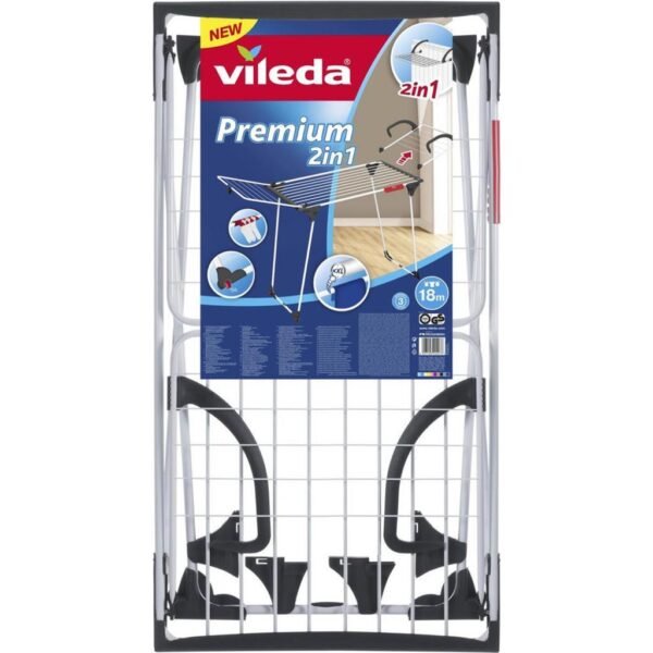 Vileda Premium 2in1 Droogrek 18 m Drooglengte Wit/Zwart - Afbeelding 5