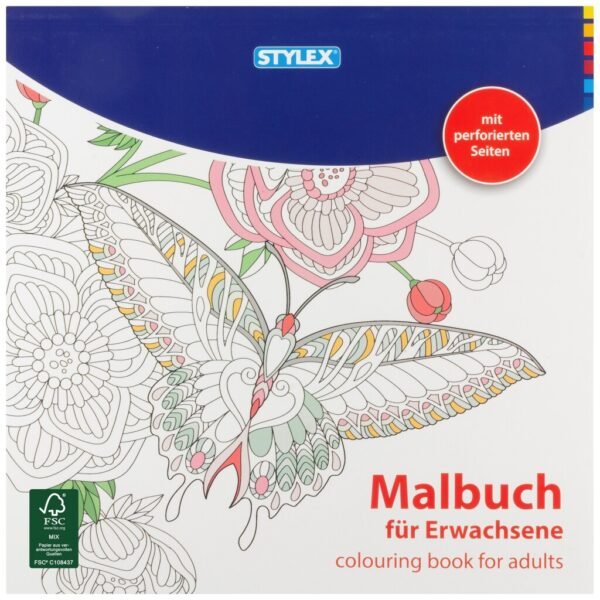 Stylex Kleurboek Volwassen 24x24 cm - Afbeelding 4