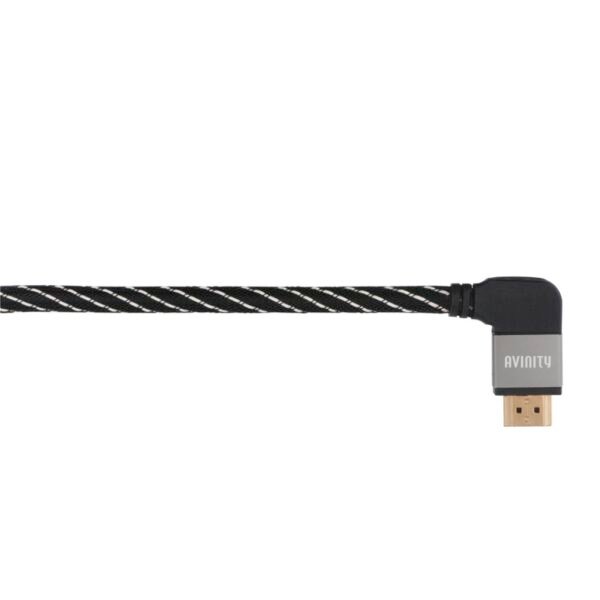 Avinity High-speed HDMI-kabel St. - St. 90° Stof Verguld Ethernet 5,0 M