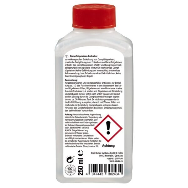 Xavax Ontkalker Voor Stoomstrijkijzers 250 Ml - Afbeelding 2
