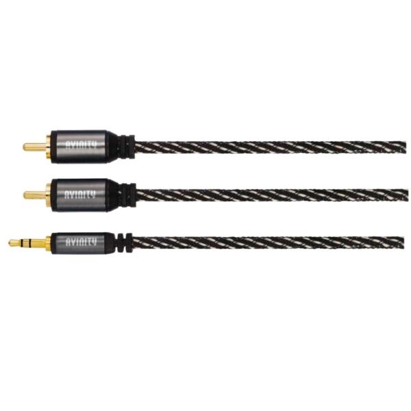 Avinity Audiokabel 2 Cinch-stekkers - 3,5-mm-jack Stereo 1,5 M - Afbeelding 2