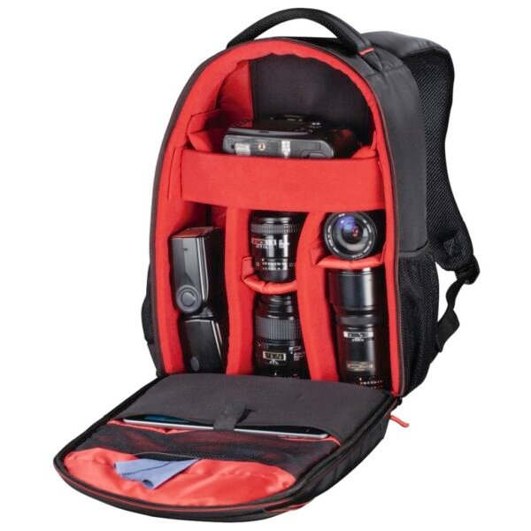 Hama Camera-rugzak Miami 190 Zwart/rood - Afbeelding 2