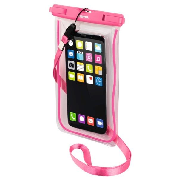 Hama Outdoor-tas Playa Voor Smartphones Maat XXL Pink - Afbeelding 3
