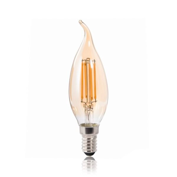 Xavax Led-gloeidraad E14 400lm Vervangt 35W Vintagelamp Kaars Warm Wit - Afbeelding 2