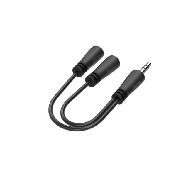 Hama Audio-splitter 3,5-mm-jack-stekker- 2x 3,5mm-jack-aansluiting Stereo - Afbeelding 2