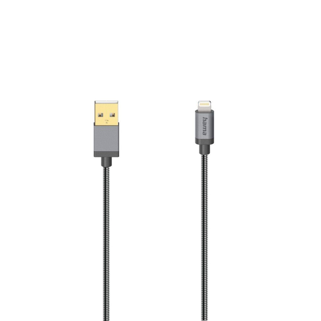 Hama USB-kabel Voor IPhone/iPad Met Lightning-connector USB 2.0 Metaal 0,75 M - Afbeelding 2