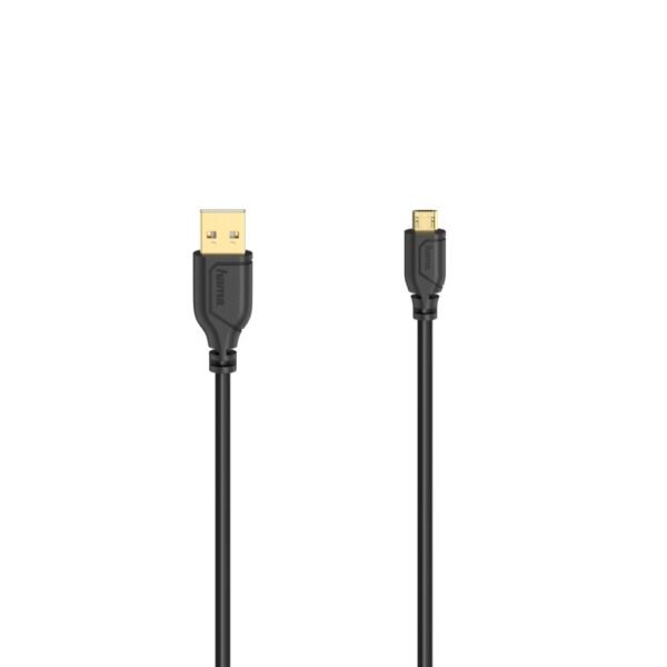 Hama Micro-USB-kabel Flexi-Slim USB 2.0 480 Mbit/s 0,75 M - Afbeelding 2