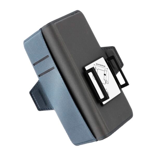 Hama Booklet Smart Move - Metallic Mt. XL App. Tot 7,1 X 14,4 Cm Staalblauw - Afbeelding 4