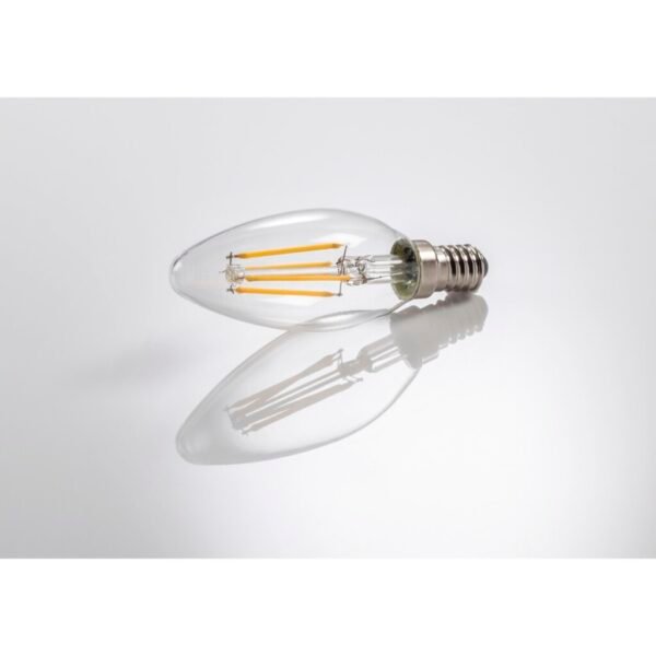 Xavax Led-gloeidraad E14 470lm Verv. 40W Kaarslamp Warm Wit Helder Dimb. - Afbeelding 3