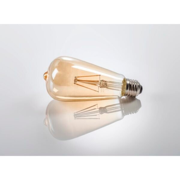 Xavax Led-gloeidraad E27 410lm Vervangt 35W Vintagelamp Amber Warm Wit - Afbeelding 3