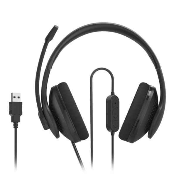 Hama HS-USB300 PC-Office Headset Zwart - Afbeelding 3