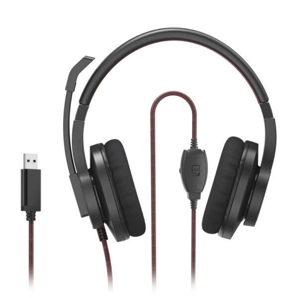 Hama PC-Office-headset HS-USB400 V2 Stereo Zwart - Afbeelding 3