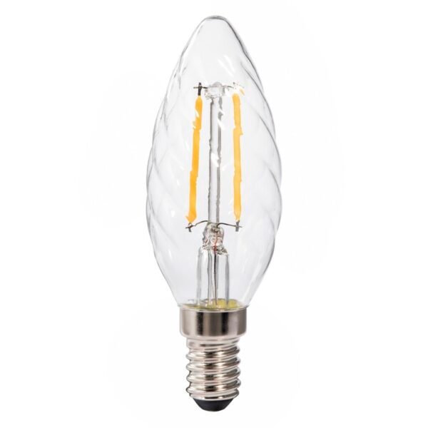 Xavax Led-gloeidraad E14 250lm Vervangt 25W Kaars Gedraaid Warm Wit
