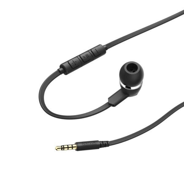 Hama Oordopjes Joy In-ear Microfoon Platte Kabel Zwart - Afbeelding 2