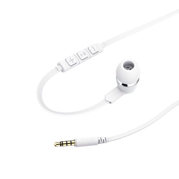 Hama Oordopjes Joy In-ear Microfoon Platte Kabel Wit - Afbeelding 2