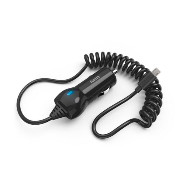 Hama Auto-oplader Met Micro-USB-aansluiting 6 W 1,0 M Zwart - Afbeelding 2