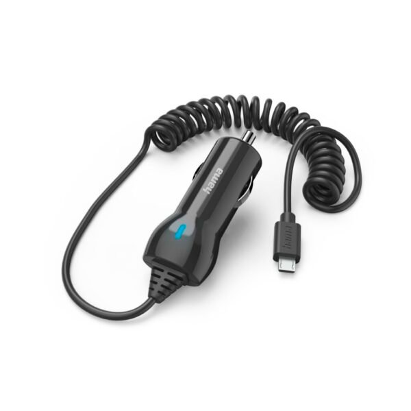 Hama Auto-oplader Met Micro-USB-aansluiting 6 W 1,0 M Zwart - Afbeelding 3