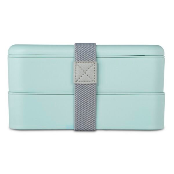 Xavax Bentobox 2 Stapelbare Lunchboxen 500 ml Per Vak Pastelblauw - Afbeelding 2